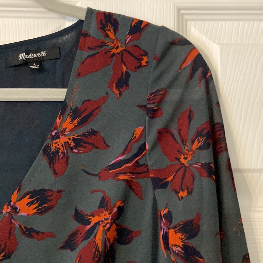 Madewell Dress excellent condition length 33” bust 30” so beautiful dress - Picture 3 of 12